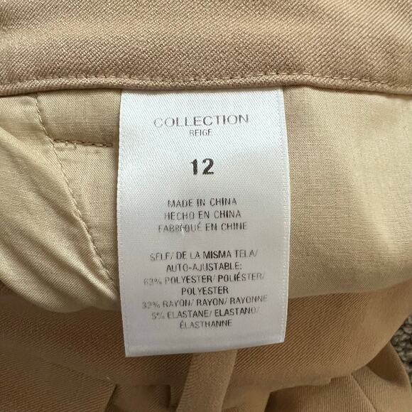 Favorite Daughter The Favorite Pant Beige Pleated Wide Leg trouser - Picture 9 of 12